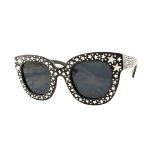 Black Star-embossed Sunglasses